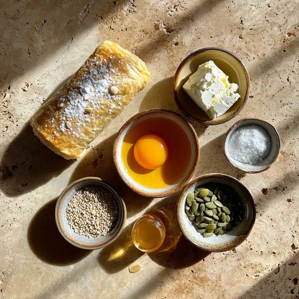 Mini croissants potiron-chèvre-miel 