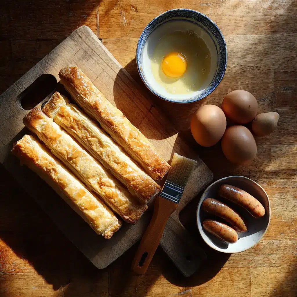 Mummies feuilletées saucisse 3 ingrédients