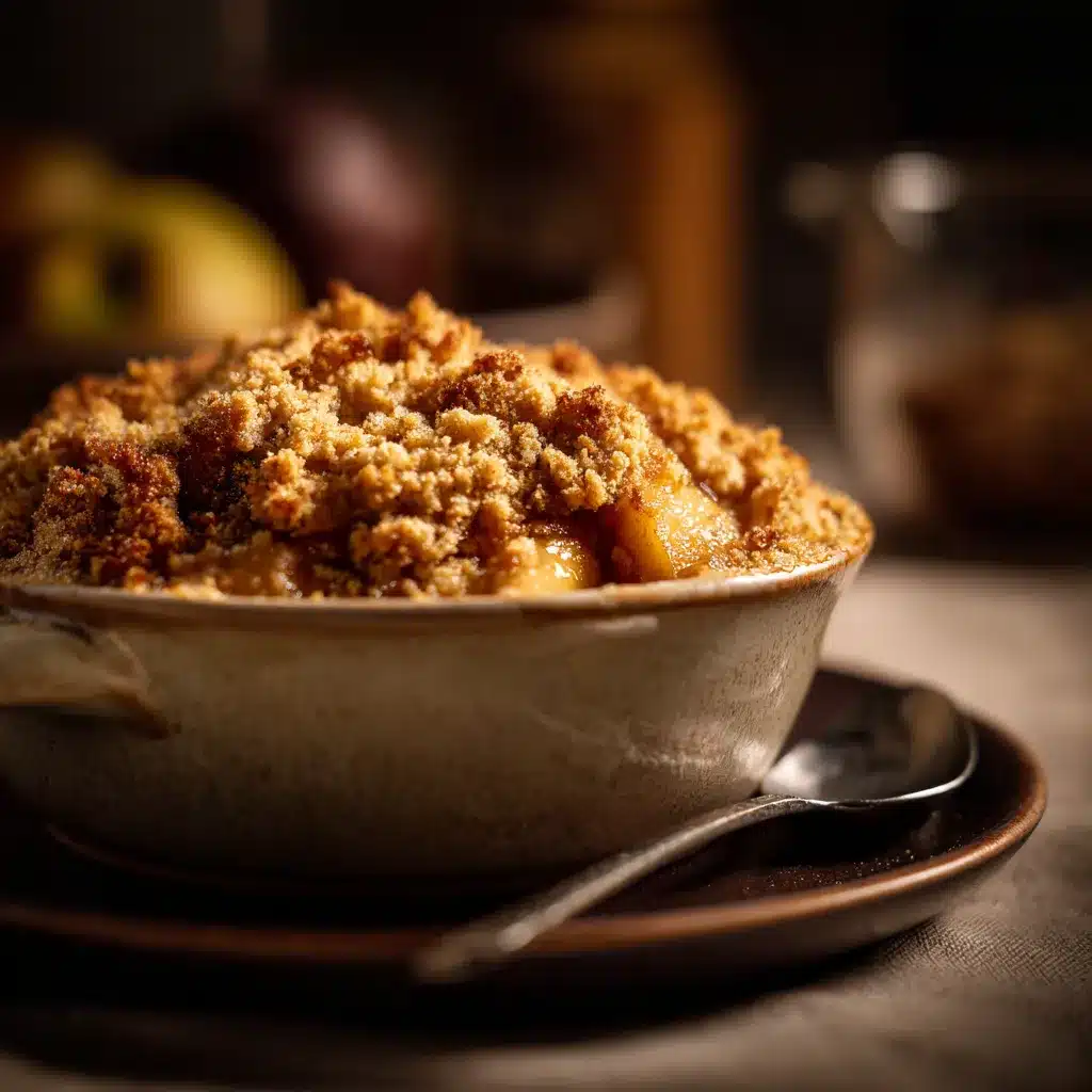 Recette crumble pommes-cannelle