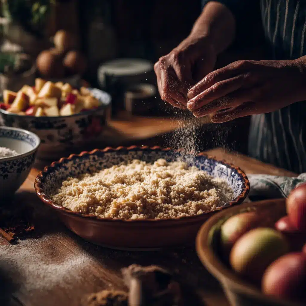 Recette crumble pommes-cannelle