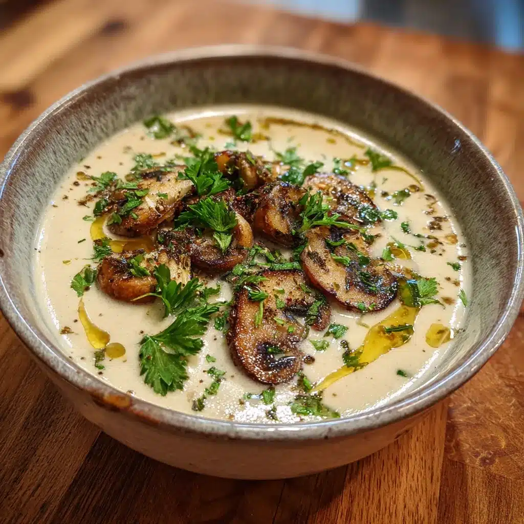 Velouté de champignons express