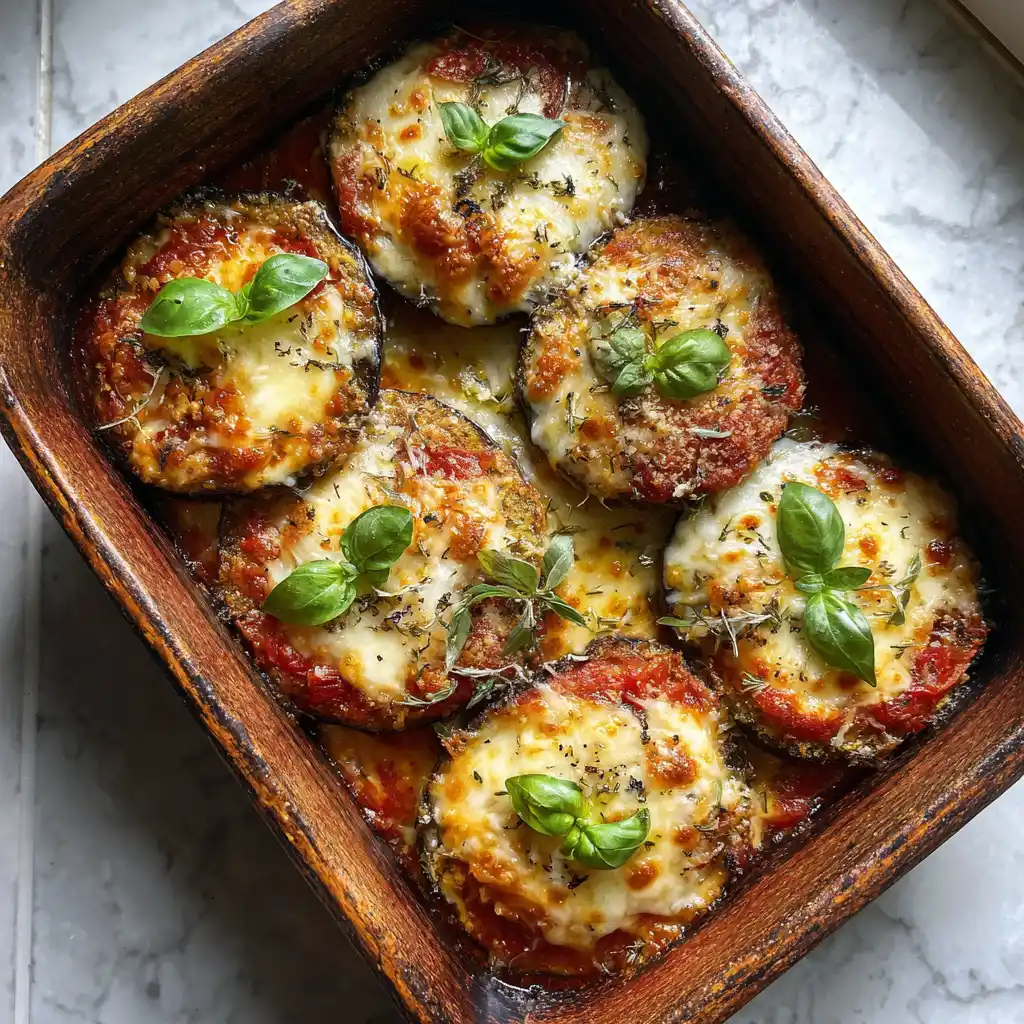 Aubergines à la parmigiana
