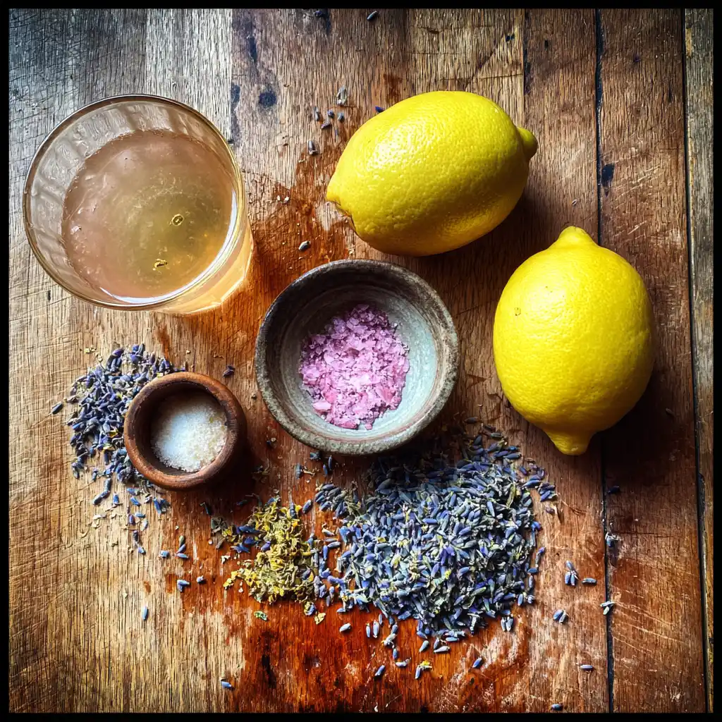 Limonade rose à la lavande