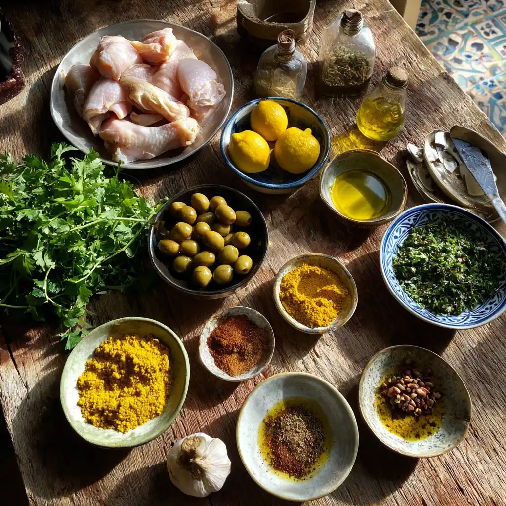 Tajine de Poulet aux Épices Parfumé