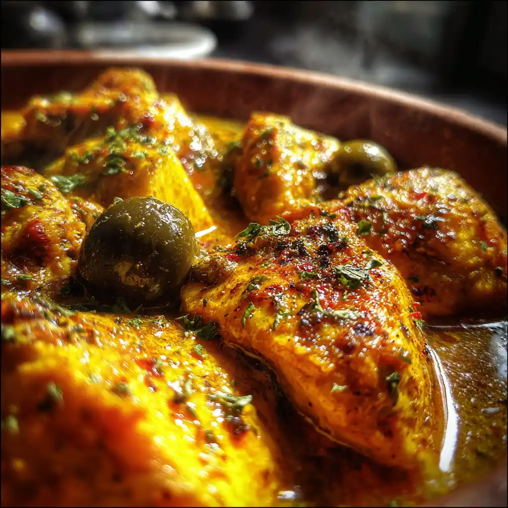 Tajine de Poulet aux Épices Parfumé