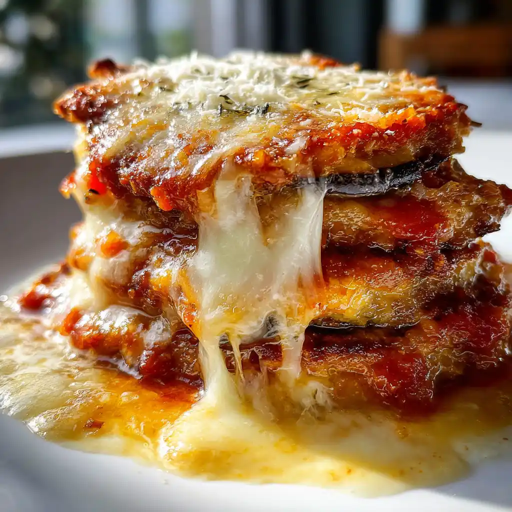 Aubergines à la parmigiana fondantes