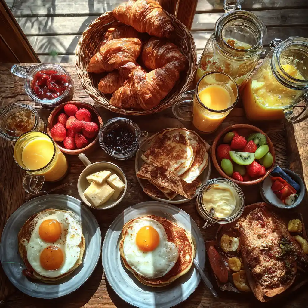 Brunch paresseux du lundi férié