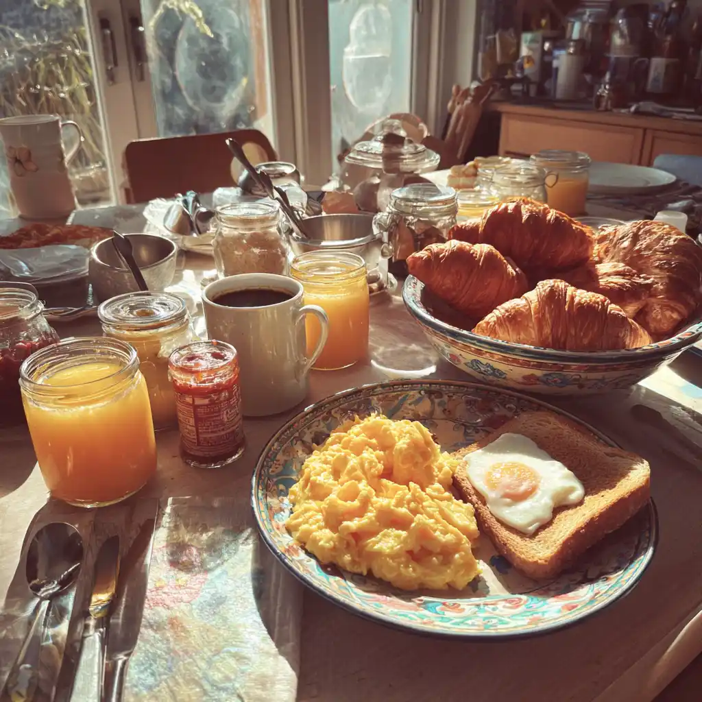 Brunch paresseux du lundi férié