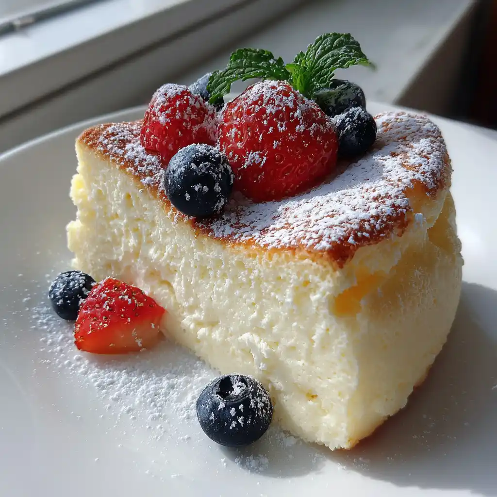 Cheesecake Japonais Coton Sans Cuisson