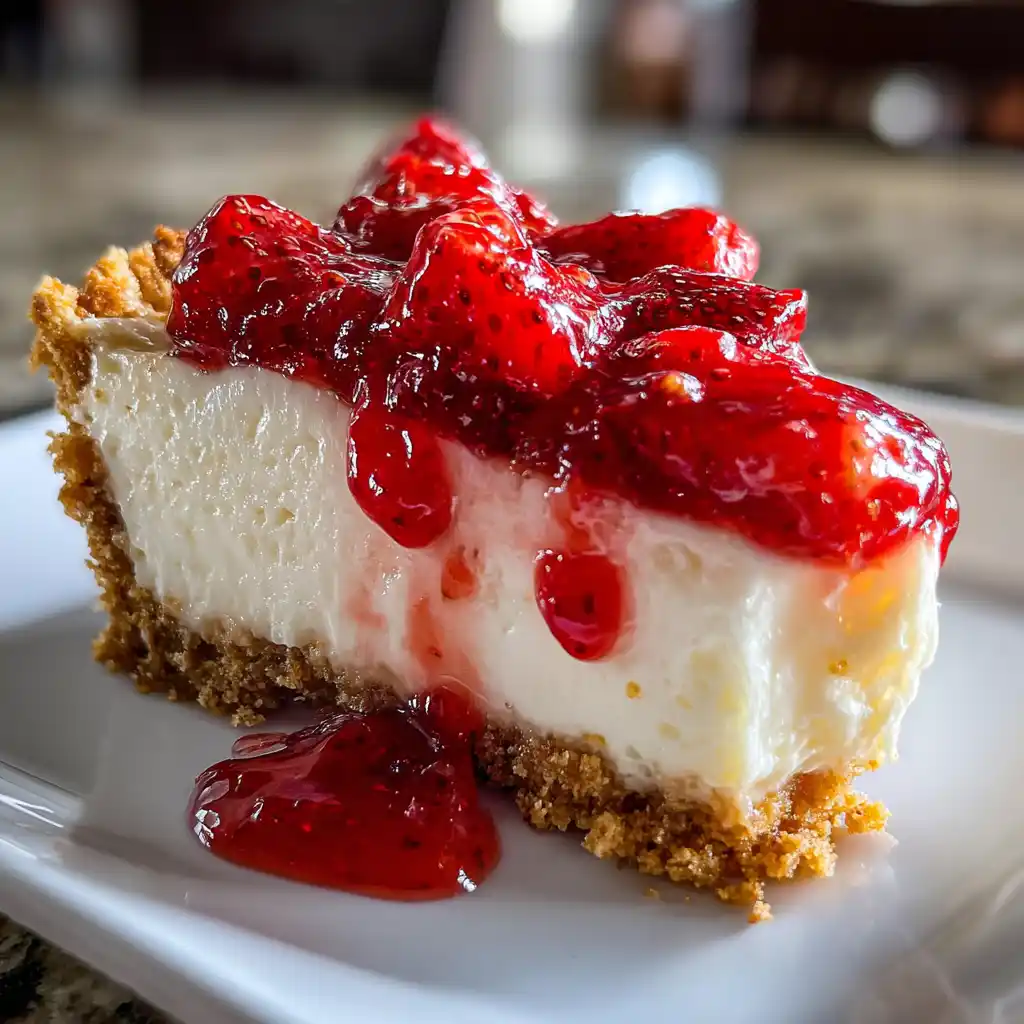 Cheesecake aux fraises sans cuisson