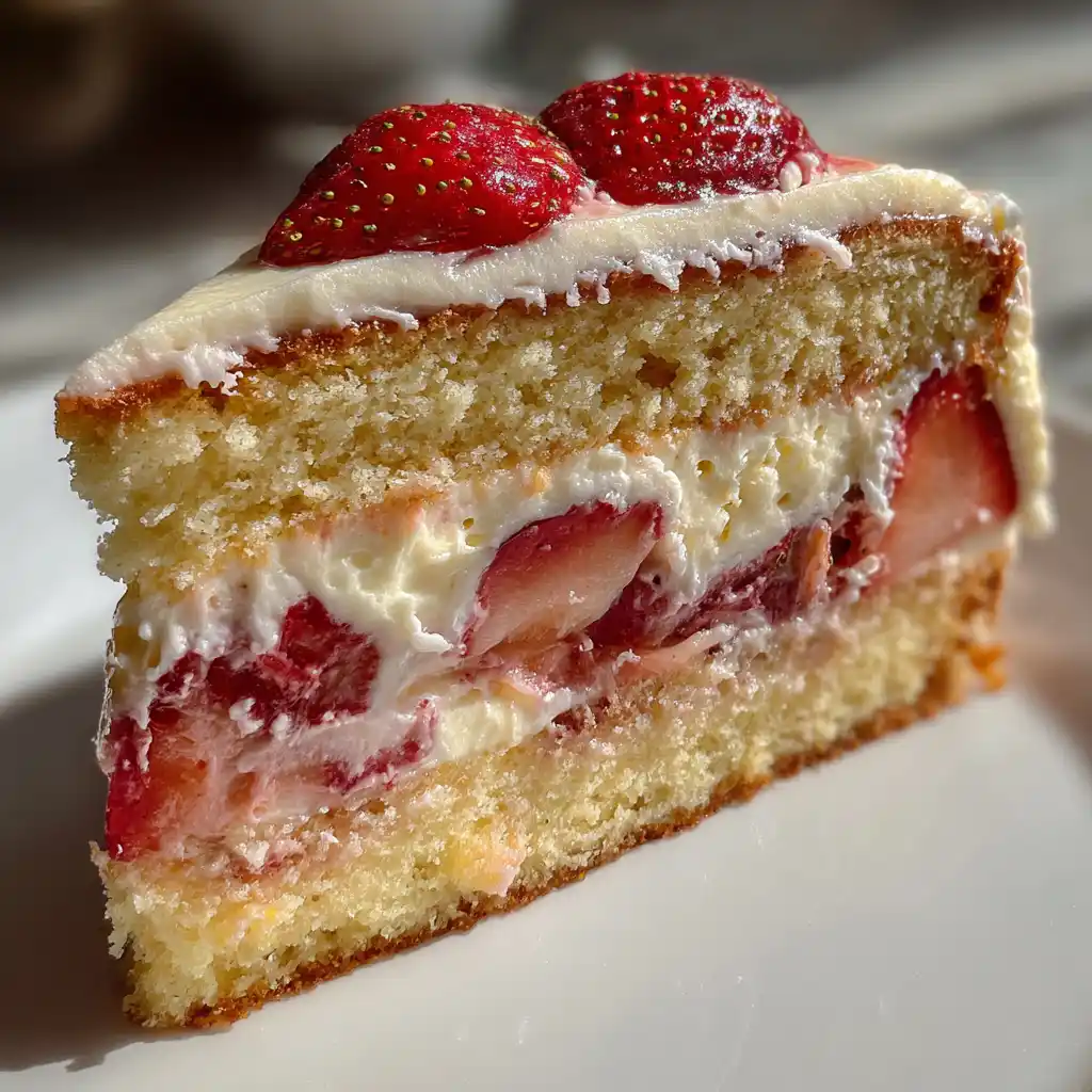 Fraisier Rapide Version Fête des Mères
