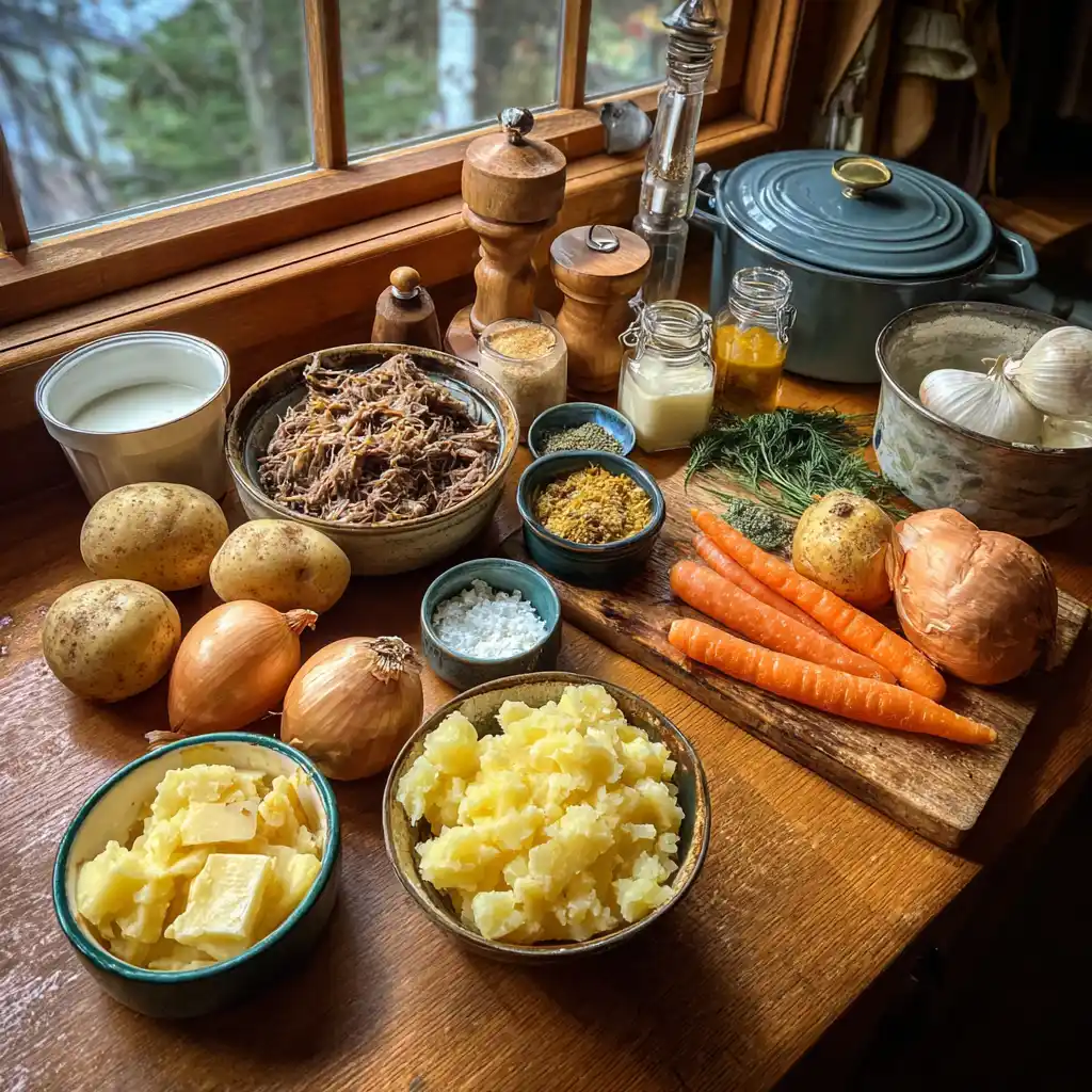 Hachis parmentier avec restes d’agneau