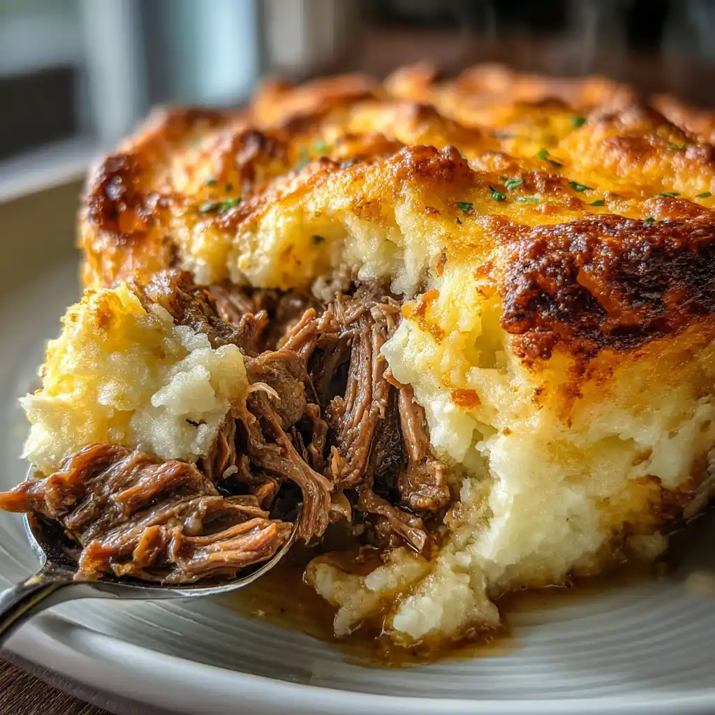 Hachis parmentier avec restes d’agneau