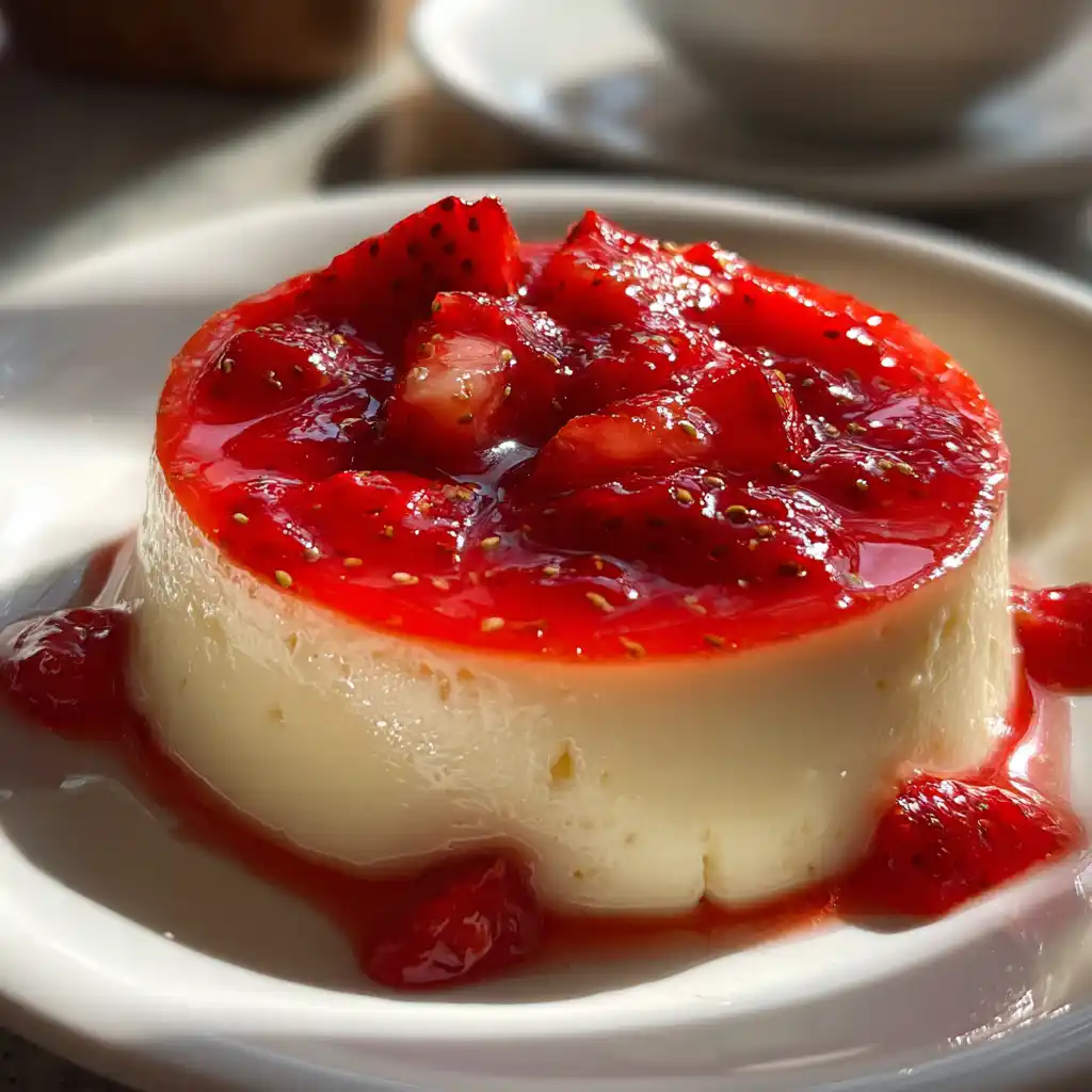 Panna Cotta à la Fraise 