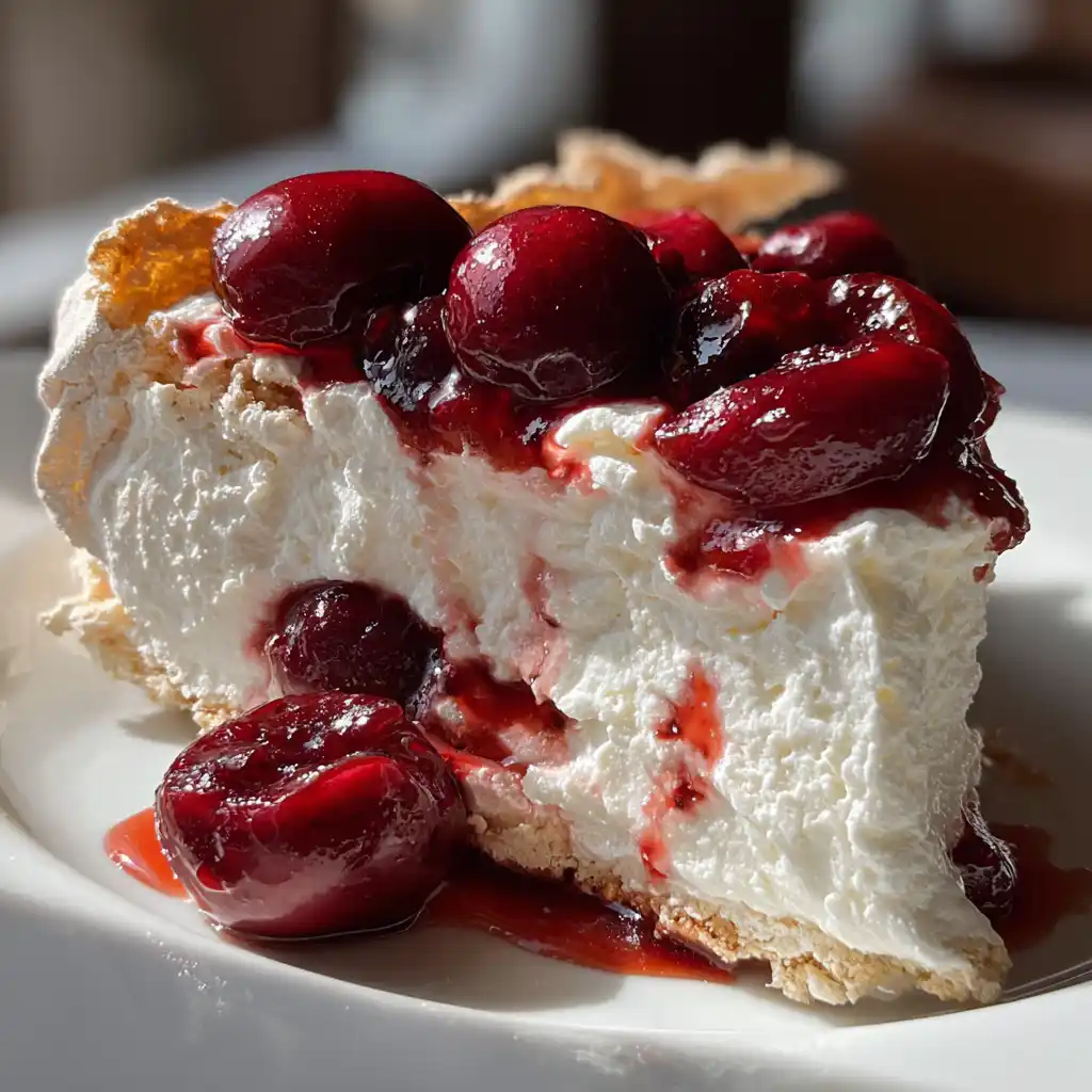 Pavlova Cerises et Crème Chantilly Mascarpone 