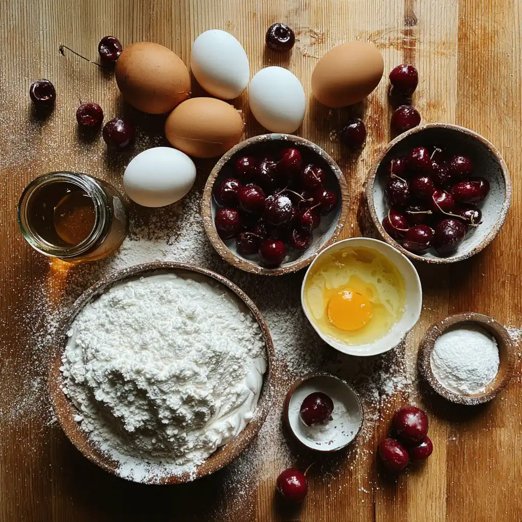 Pavlova Cerises et Crème Chantilly Mascarpone 