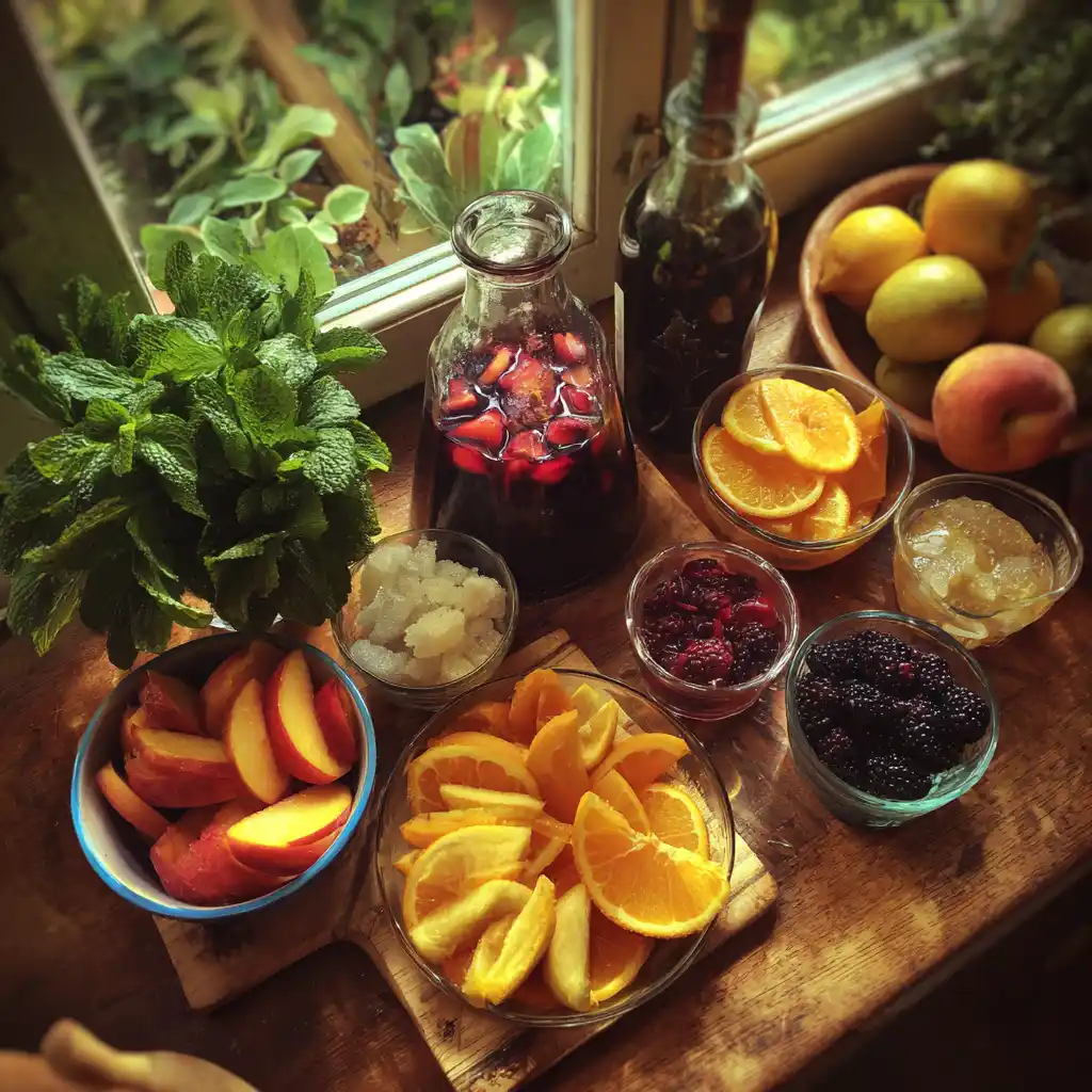 Sangria Maison Fruits d'Été Façon Fiesta Espagnole