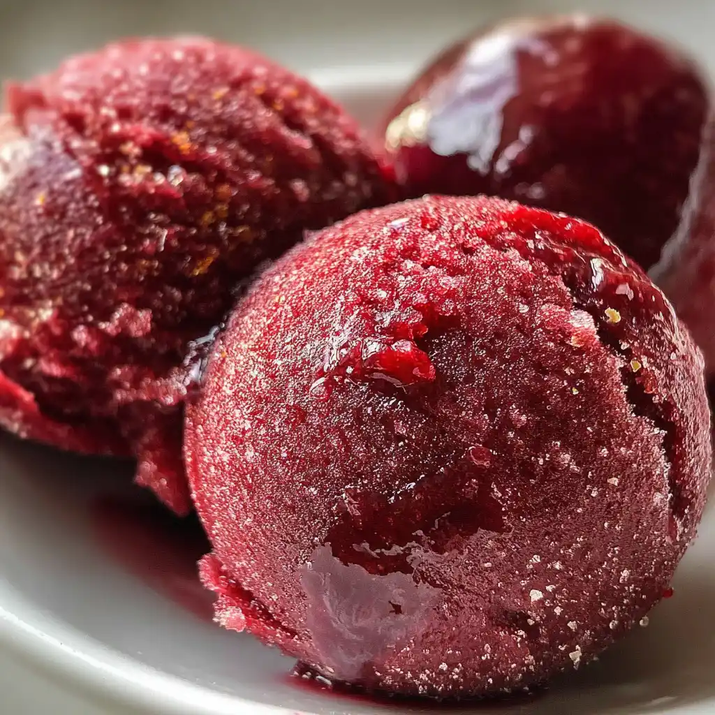 Sorbet Cerises Maison 2 Ingrédients