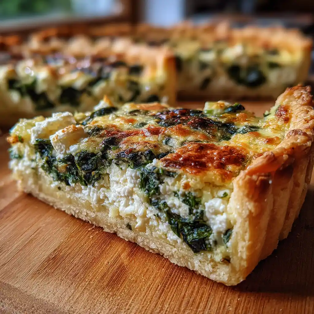 Tarte aux épinards et feta 