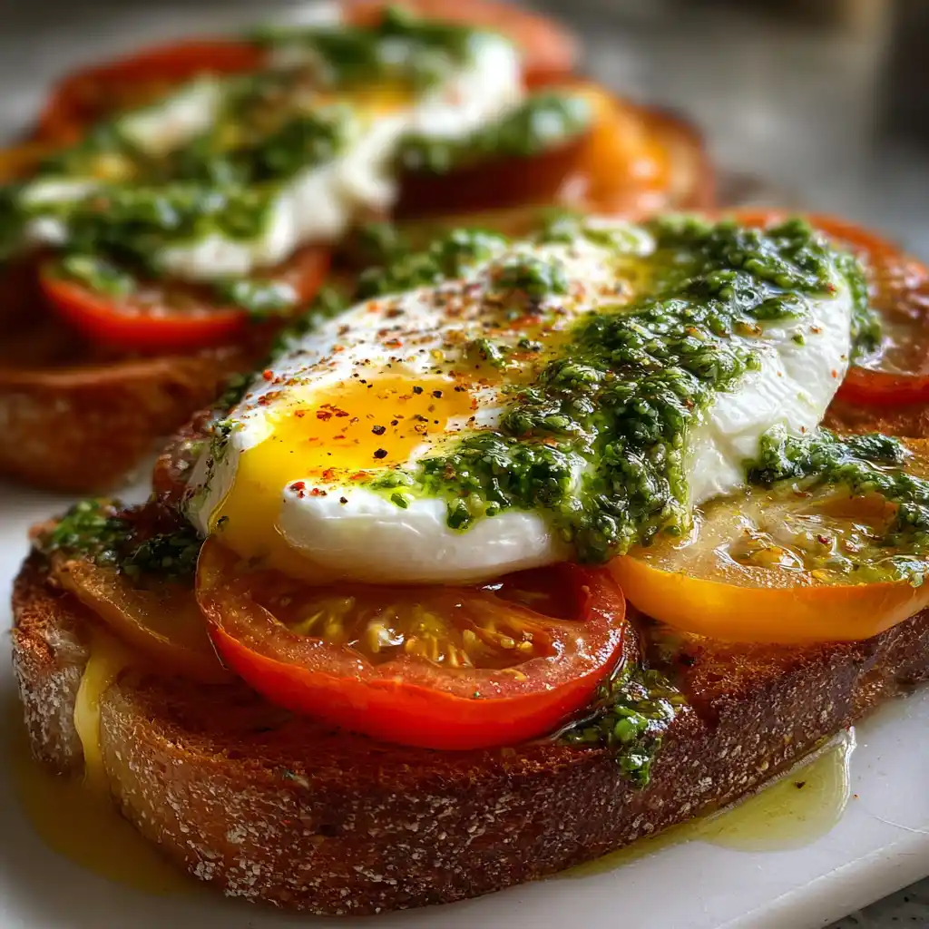 Tartines Burrata, Tomates