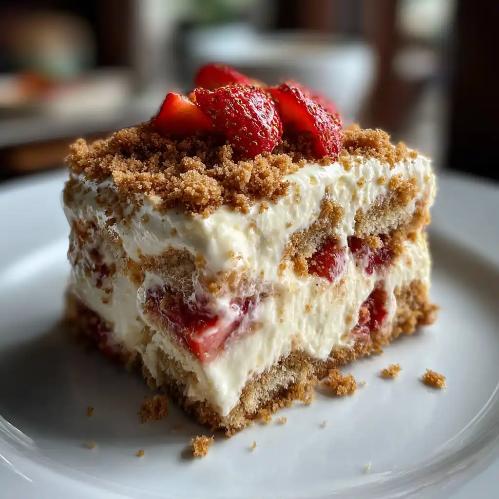 Tiramisu aux fraises