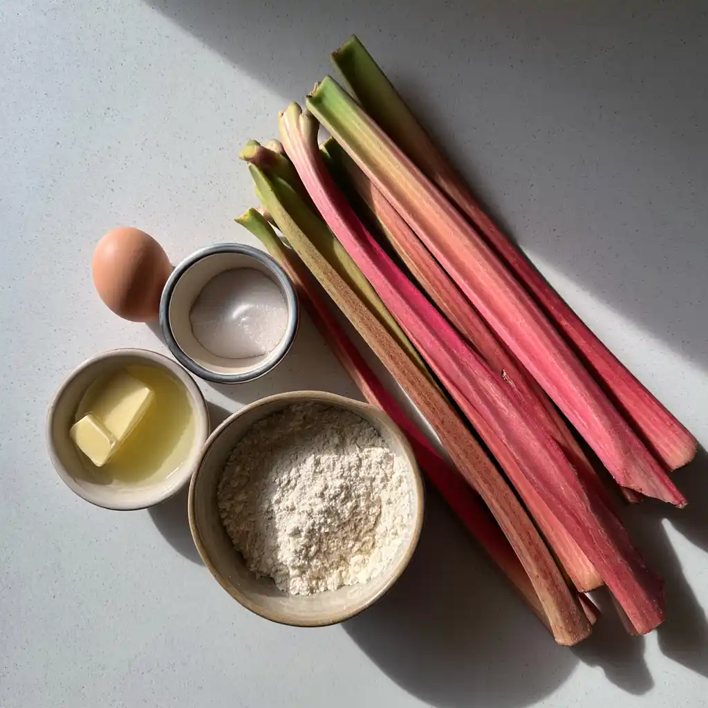 Tarte à la rhubarbe 