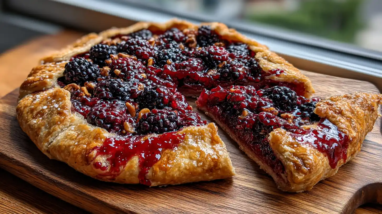 Galette rustique aux mûres et noisettes : le dessert d’été qui mise sur l’imperfection