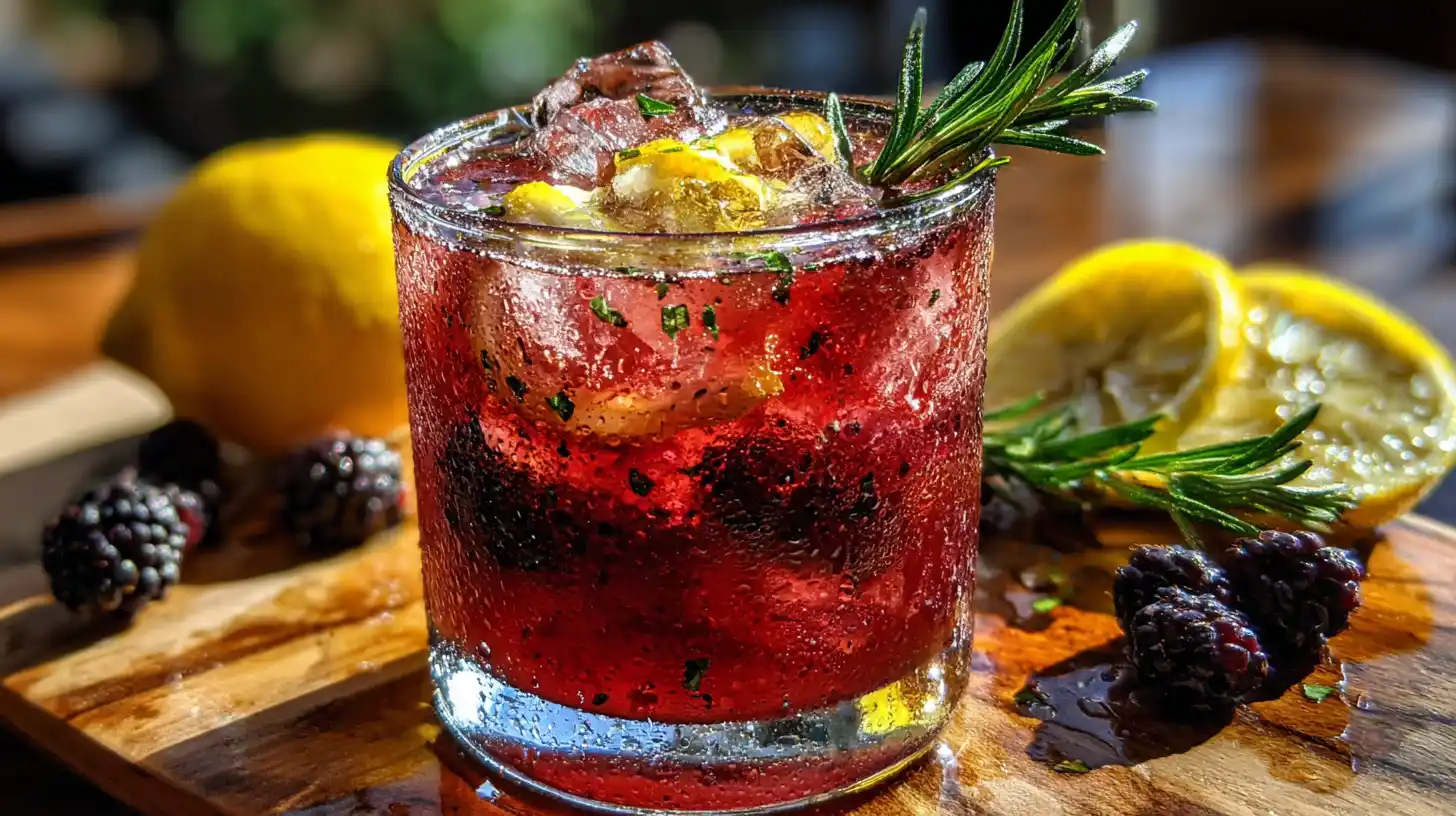 Limonade aux mûres et romarin : la boisson d’été qui change de l’ordinaire