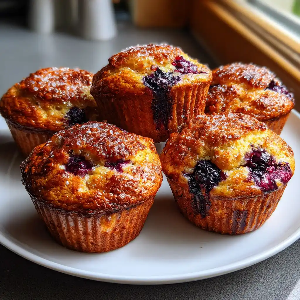 Muffins aux myrtilles moelleux et généreux : la recette de goûter qui fait l’unanimité