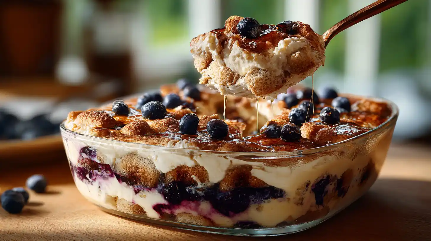 Tiramisu myrtilles citron : le dessert d’été frais qui revisite le classique italien