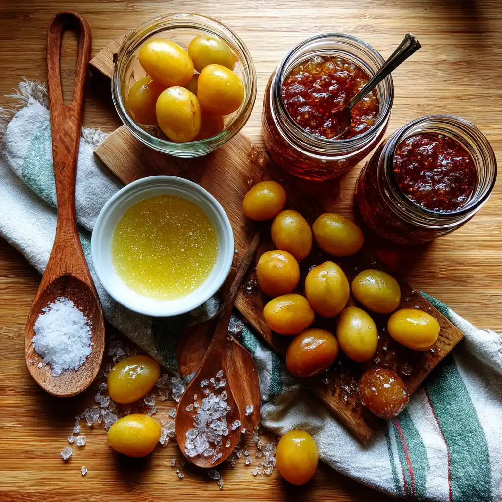Ingrédients nécessaires pour préparer une confiture de mirabelles maison