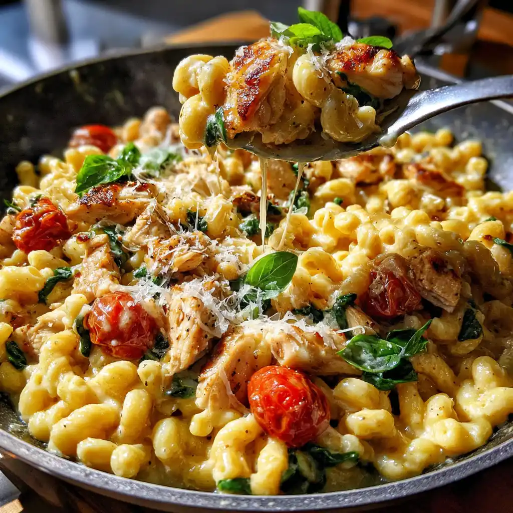 One Pot Pasta au poulet crémeux et facile